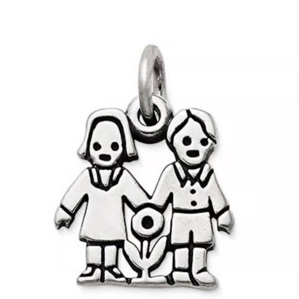 James Avery Silver charm “LOVE IS” *RETIRED*